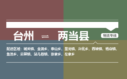 臺(tái)州到兩當(dāng)縣物流專線