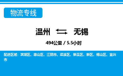 溫州到無(wú)錫物流專線
