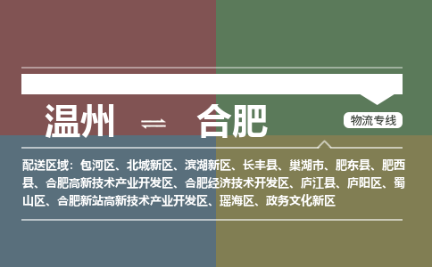 溫州到合肥物流專(zhuān)線