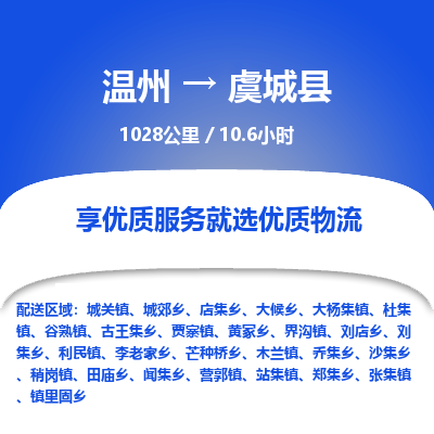 溫州到虞城縣物流專(zhuān)線(xiàn)