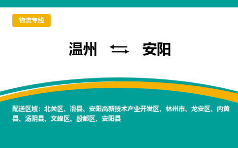 溫州到安陽(yáng)高新區(qū)物流專線
