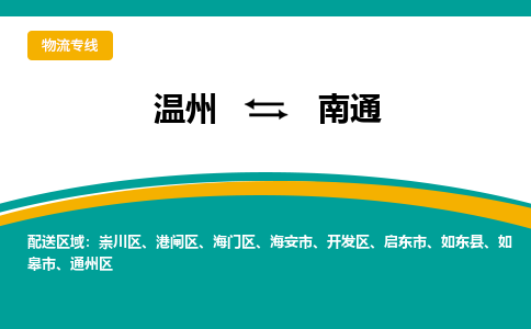 溫州到南通開發(fā)區(qū)物流專線
