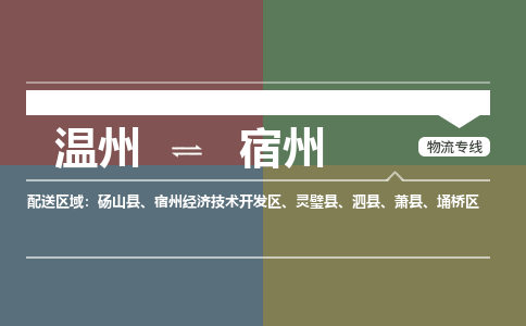 溫州到宿州開發(fā)區(qū)物流專線