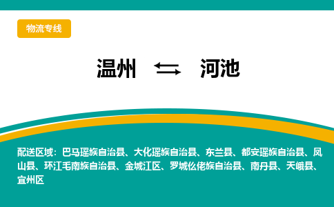 溫州到河池宜州區(qū)物流專線